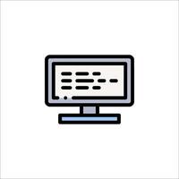 Computer icon illustration vector