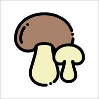 Mushroom icon illustration vector