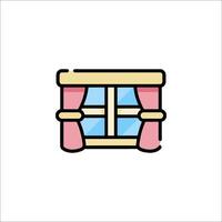 Window icon illustration vector