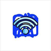 A wifi icon on a white background vector
