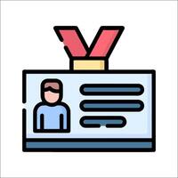 A person is holding a certificate and a medal vector