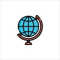 Globe icon illustration vector
