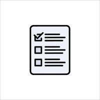 Checklist icon illustration vector