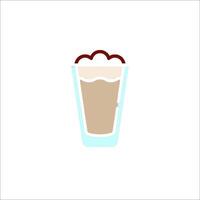 A cup of coffee with a white background vector