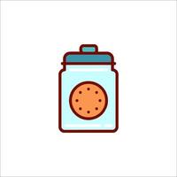 Cookie jar icon illustration vector