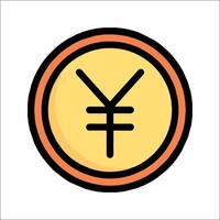 Yuan symbol currency icon illustration vector