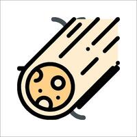 A log icon with a hole in it vector