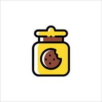 Cookie jar icon illustration vector