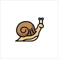 A snail icon on a white background vector