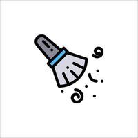 A brush with a dusting tool on it vector