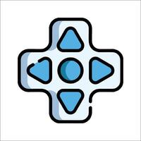 A game controller icon on a white background vector