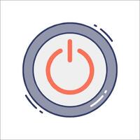 Power button icon illustration vector