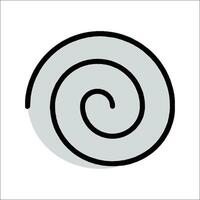 A spiral icon on a white background vector