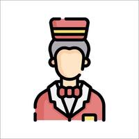 A man in a suit and tie with a bow tie vector