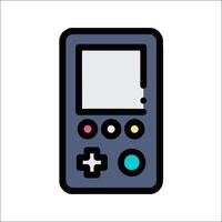 A game console icon on a white background vector