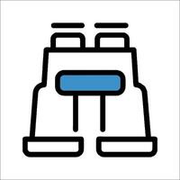 Binoculars icon illustartion vector