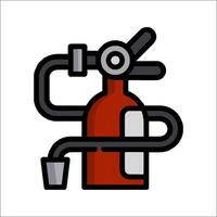 Fire extinguisher icon vector