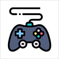 A game controller icon with a smoke coming out of it vector