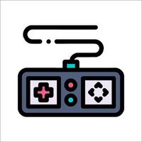 A game controller icon on a white background vector