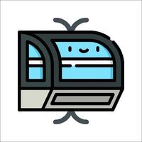 A cartoon character sitting in a refrigerator vector