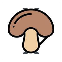 A mushroom icon on a white background vector