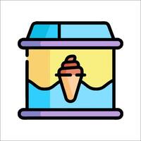 Ice cream icon illustration vector