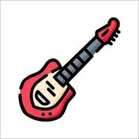 Guitar icon illustration vector
