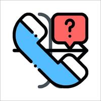 Call center icon vector