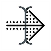 An arrow pointing down and an arrow pointing up vector