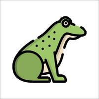 Frog icon illustration vector
