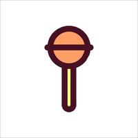 A lollipop icon on a white background vector