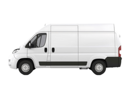 Transparent Background White Delivery Van Image png