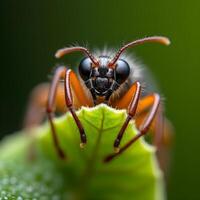 Macro shot of an insect photo