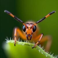 Macro shot of an insect photo