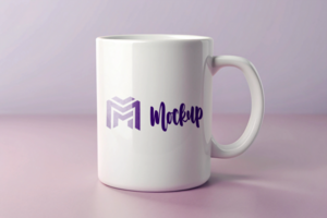 Realistic Mug Mockup Template for Branding and Design Showcase psd