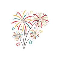 attractive and nice Fireworks vector