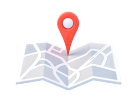 Map pin icon on a map png