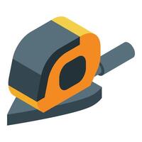 Pocket laser distance meter measuring tool icon isometric view vector