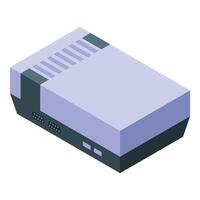 Retro game console representing gaming nostalgia and entertainment vector