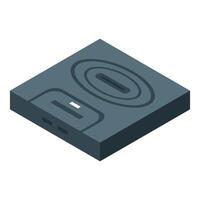 Retro game console representing gaming and entertainment of the past vector