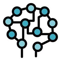 Neural network visual concept showing interconnected nodes processing data vector
