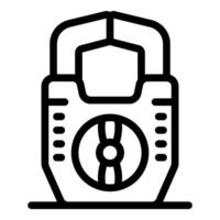 Portable radio transmitting clear audio signal with antenna vector
