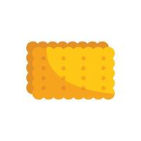 Square cracker with dots showing delicious texture vector