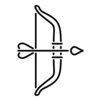 Cupid shooting a heart shaped arrow with a bow and arrow vector
