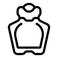 Perfume bottle icon representing fragrance and scent vector