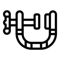 Adjustable clamp securing materials for various construction and diy tasks vector