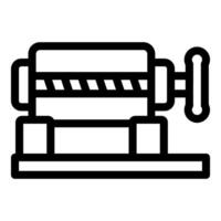 Honey extractor processing machine pressing honeycomb for beekeeping vector