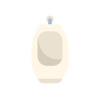 White urinal hanging on the wall in a public restroom vector