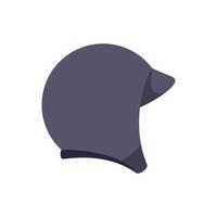 Retro motorcycle helmet providing safety and style for riders vector