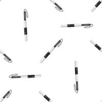 Telescopic baton seamless pattern on white background vector